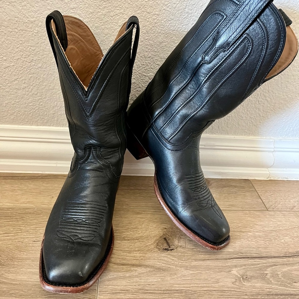 Tecovas Men’s Size 8D Black Boots - The Jackson
